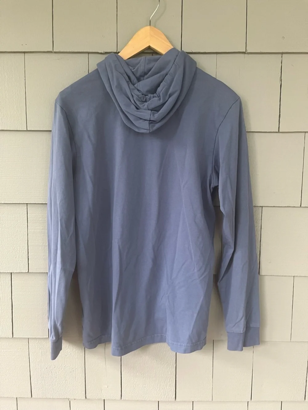 adidas Men’s Light Blue Hooded Pullover
